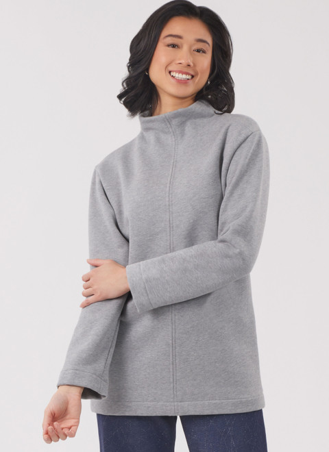 New Look N6814 | New Look Sewing Pattern Misses' Knit Tops and Knit or Woven Pull on Pants