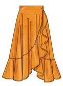 Simplicity S3235 | Simplicity Sewing Pattern Misses' Wrap Midi Skirt