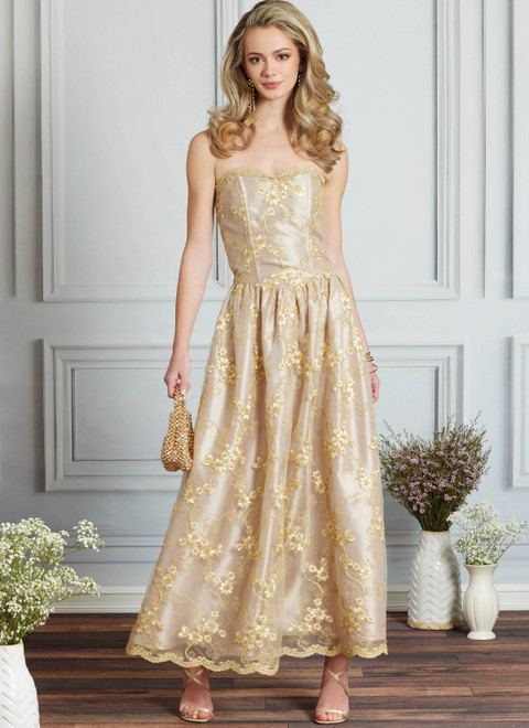 Simplicity S3246 | Simplicity Sewing Pattern Misses' and Miss Petite Lined Dresses by Jessica McClintock