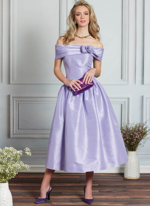 Simplicity S3248 | Simplicity Sewing Pattern Misses' and Miss Petite Dress in Two Lengths by Jessica McClintock