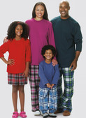 Simplicity S9202 | Misses'/Men's/Children's/Boys'/Girls' T-Shirt, Shorts and Pants