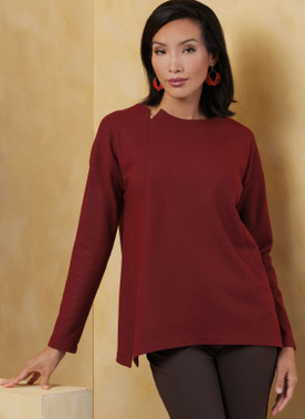 Vogue Patterns V2067 | Misses' Knit Top and Jacket by Marcy Tilton