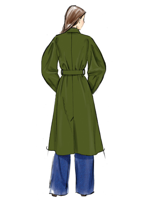 Vogue Patterns V2137 | Misses' Trench Coat and Belt