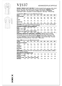 Vogue Patterns V2137 | Misses' Trench Coat and Belt | Back of Envelope